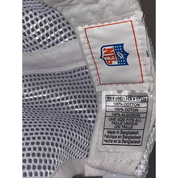 Vintage Trucker Hat NFL Kansas City Chiefs Snap Back Cap Mesh Bangladesh Red - Picture 9 of 10